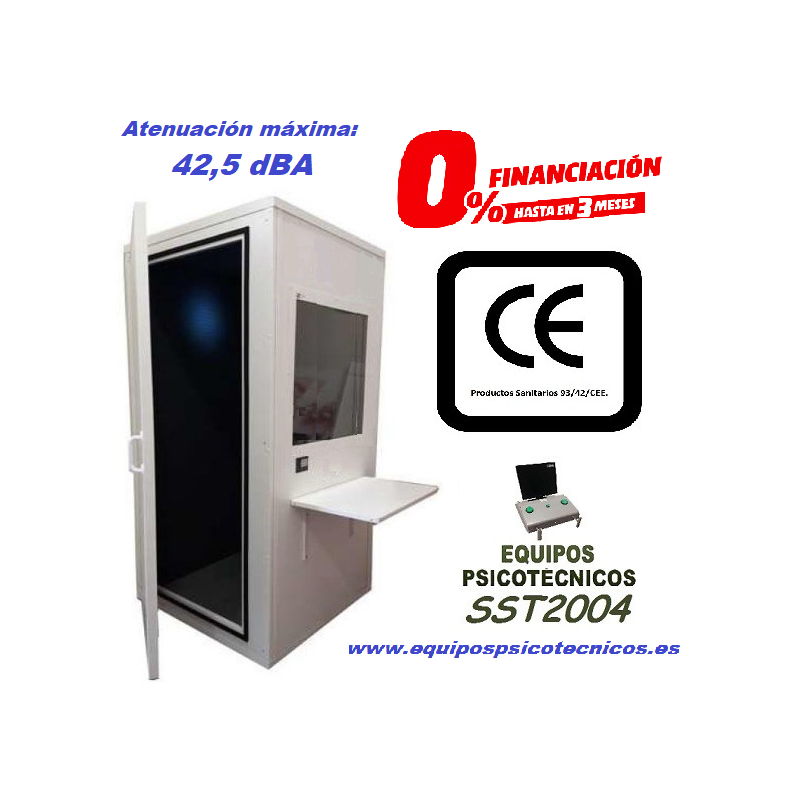 Cabina Audiométrica SST80 para reconocimientos psicotécnicos de conductores