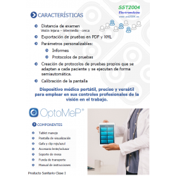 Características Control Visión OPTOMED