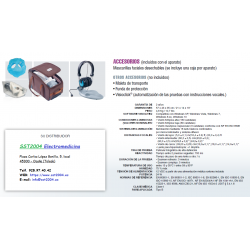 Características Control Visión Visiolite SST2004